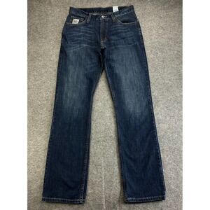 Cinch Silver Label Jeans Mens 29x32 Blue Denim Straight Leg Cowboy Western Rodeo